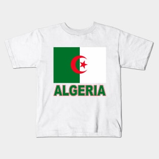 The Pride of Algeria - Algerian Flag Design Kids T-Shirt